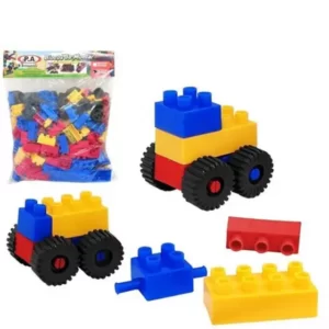 Building Blocks With 78 Pieces Plastic Fitting
