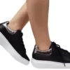 Black pewter nappa sneakers Code 1449