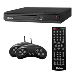 Reproductor de DVD con entrada USB frontal 2 joystick PH150 Philco