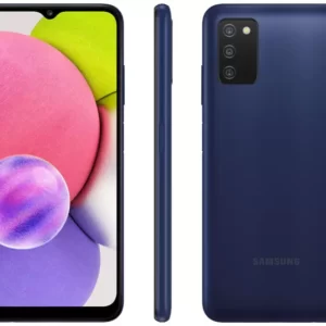 Smartphone Samsung Galaxy A03s 64GB Blue 4G 4GB RAM Screen 6.5” Cam. Triple + Selfie 5MP